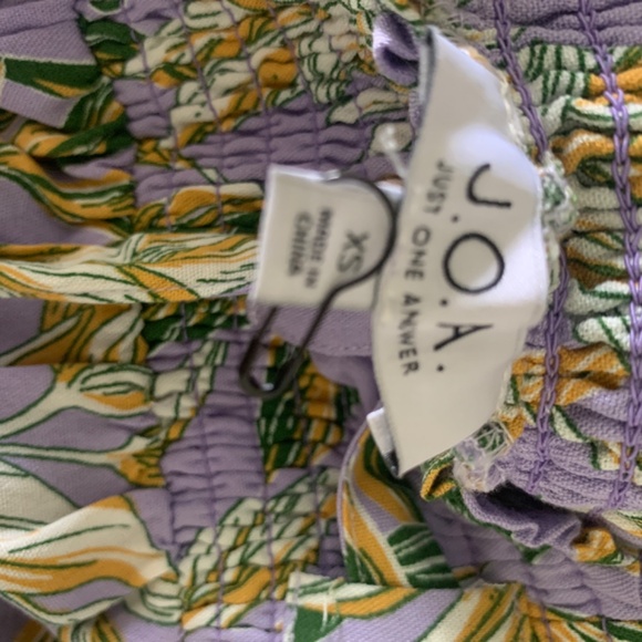 J.O.A a purple Palm Pant - Picture 2 of 2